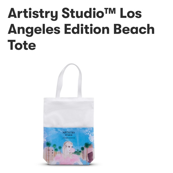 NEW Artistry Studio Los Angeles Edition Beach Tote - Picture 1 of 4